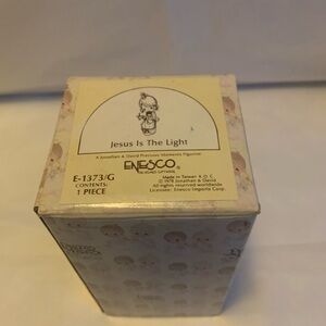 Enesco Precious Moments 'Jesus Is The Light' Figurine